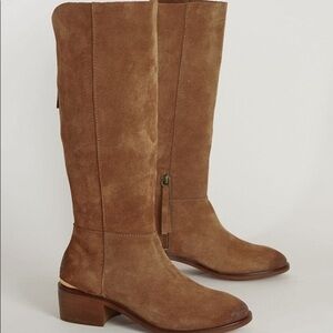 Naughty Monkey tan suede boots 8.5